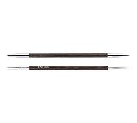 KnitPro 29256 Rundstricknadel, Holz / Messing, grau, 12,5 x 0,45 x 0,4