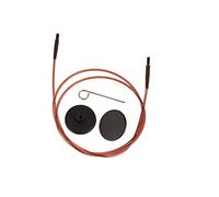 KnitPro Nadelseil 31293 Ginger – Nylon, natur/braun – 35 cm