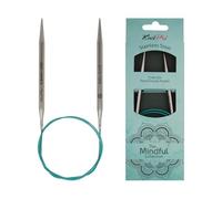 KnitPro 36062 Rundstricknadel Mindful 5,50 mm englisch, Blaugrün, 5,5 mm, 40 cm