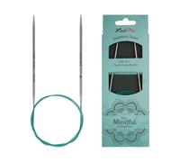 KnitPro Rundstricknadel Mindful 36075 – 3,0 mm, 60 cm, englisch, blaugrün