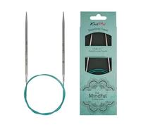 KnitPro 36078 Rundstricknadel Mindful 3,75 mm 60 cm englisch, Blaugrün