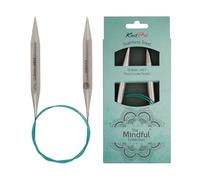 KnitPro 36089 Rundstricknadel Mindful 12,00 mm englisch, Blaugrün, 12 mm, 60 cm