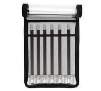 KnitPro 41615 Nadelspiel Set Karbonz 20 cm, Gold, Schwarz, KP41615