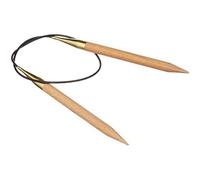 KnitPro 60 cm x 10 mm Basix feste Rundstricknadeln Birke Beige Bruin