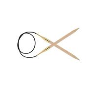 KnitPro 60 cm x 5,5 mm Basix feste Rundstricknadeln Birke