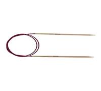 KnitPro 80 cm x 4 mm Basix Feste Rundstricknadeln Birke
