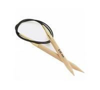 KnitPro 80 cm x 8 mm Basix feste Rundstricknadeln Birke