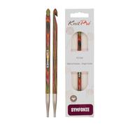 KnitPro K20750 Afghan Tunesische Häkelnadel, Wood, Mehrfarbig, 6.5mm