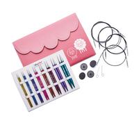 KnitPro austauschbare Rundstricknadelspitzen Deluxe Set, Zing, 3.50-8.00mm