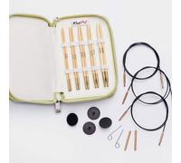 KnitPro Bamboo Starter auswechselbare Rundstricknadel Set 3,00 - 5,00 mmDefault Title