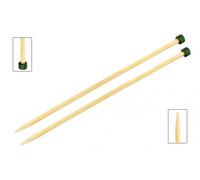 KnitPro K22357 Jackenstricknadeln, Bamboo, Braun, 33 cm x 4 mm, 2 Count
