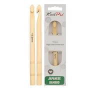 KnitPro Bambus Einfache Häkelnadel I 10mm