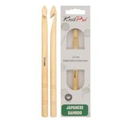 KnitPro Bambus Einfache Häkelnadel I 9mm