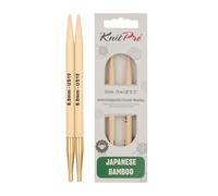 KnitPro Rundstricknadel K22407 Bamboo Natur 6 mm, 2 Stück
