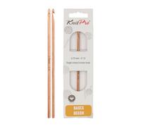 KnitPro Basix-Haken - 3,75-mm-Einzelhaken aus Buchenholz, glatt und bequem