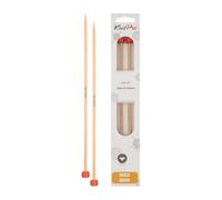 KnitPro Basix Beech Lange Nadeln 10" (25cm) | 4.5mm