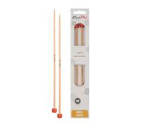 KnitPro Stricknadeln Basix Beech K35434 – lange Nadeln aus Birkenholz, 30 cm x 4 mm