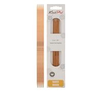 KnitPro Basix Beech Nadelspiele 8" (20cm) | 3.5mm