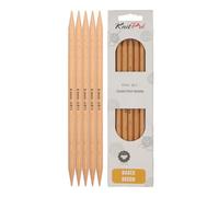 KnitPro Basix Beech Nadelspiele 8" (20cm) | 8mm