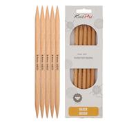 KnitPro basix Birkenholz Nadelspiel 20cm/9,0mm (Verkauf durch ''papier febon'' auf duo-shop.de)