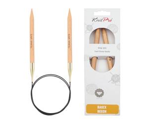 KnitPro Basix Beech Rundnadeln 40" (100cm) | 10mm