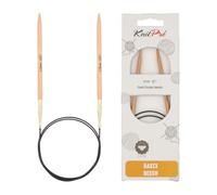 KnitPro Basix Beech Rundnadeln 40" (100cm) | 4.5mm
