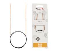 KnitPro Basix Rundstricknadel K35407 – Birkenholz, Braun – 150 cm × 2,25 mm
