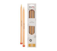 KnitPro Basix Birch Jackenstricknadeln 2-Stücke, 40 cm Länge x 12.00 mm Stärke, Beige