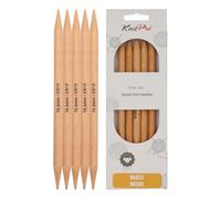 KnitPro basix Birkenholz Nadelspiel 20cm/10,0mm (Verkauf durch ''papier febon'' auf duo-shop.de)