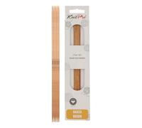 KnitPro Strumpfstricknadeln Basix Birch – 5 Stück, 20 cm, 2,75 mm