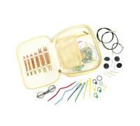KnitPro Nadelspitzen Set Beech Anfängerset mit KURZEN Nadelspitzen