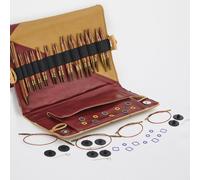 KnitPro Deluxe Set austauschbare Rundstricknadel Set Ginger kurz 3,50 - 12,00 mmDefault Title