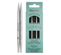 KnitPro K36178 Nadel Tipps, Mixed, Silber, 10cm, 5.5mm, 2 Count