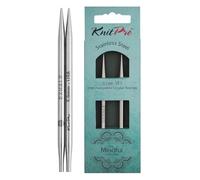KnitPro Nadelspitzen K36177 – Edelstahl Silber – 10 cm, 5 mm, 2 Stück