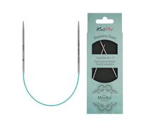 KnitPro Feste Rundnadeln The Mindful Collection KP36040 25 cm 2,5 mm Silberfarben