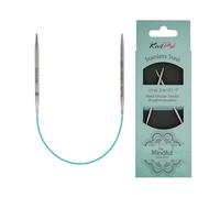 KnitPro Feste Rundnadeln Die Mindful Kollektion KP36043 – 25 cm, 3,25 mm, silberfarben