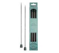 KnitPro K36261 Nadeln, Edelstahl, Silber, 40cm, 5mm, 2 Count