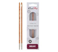 KnitPro - Austauschbare afghanische/tunesische Häkelnadel Dreamz - US-Größe F (3,75 mm)