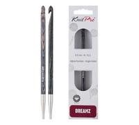 KnitPro Häkelnadel Dreamz – austauschbar – afghanisch/tunesisch – US-Größe K (6,5 mm)