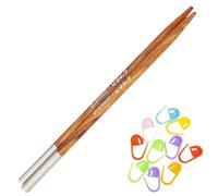 KnitPro Dreamz Austauschbare Rundstricknadeln, 10,2 cm, Größe 2,5 (10 cm, 3,00 mm), mit 10 bunten Maschenmarkierern