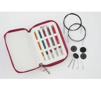 KnitPro Dreamz austauschbare Rundstricknadeln kurze Nadeln 10 cm aus Holz Set Starter Set