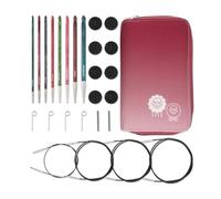 KnitPro Dreamz Häkelnadelset 3,5-8 mm 8 Größen für tunesische Häkelei