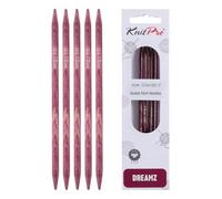 KnitPro Dreamz Strumpfstricknadeln Birke 12,5cm 4,00mm / 5in US6