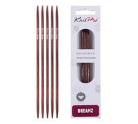KnitPro Doppelspitznadeln Dreamz, 15 cm, US‑Größe 1,5 (2,5 mm)