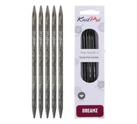 KnitPro Doppelspitznadeln Dreamz Birke 15 cm 4,5 mm (US 7)