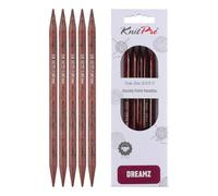 KnitPro Dreamz Strumpfstricknadeln Birke 20cm 7,00mm / 8in US10.75