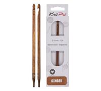 KnitPro Ginger Afghanische/Tunesische Häkelnadel | 5,5mm