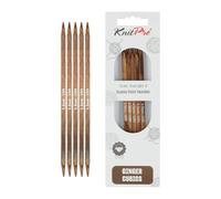 KnitPro Ginger Cubics Nadelspiel 15 cm (6") - 5,00 mm US 8