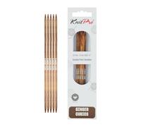 KnitPro Ginger Cubics Nadelspiel 20 cm (8") - 4,00 mm US 6