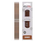KnitPro Ginger Nadelspiele 6" (15cm) | 4mm